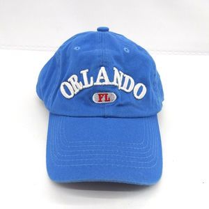 Orlando FL Hat Cap Mens Blue Adjustable 100% Cotton Vacation Sunshine State